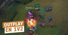 League of legends : ce lucian outplay sans respect la botlane adverse en 1v2