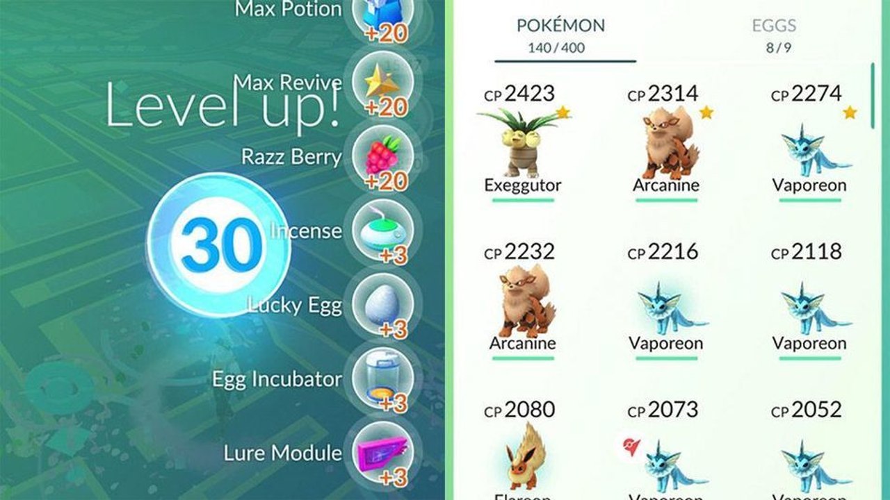 Pokémon Go : un joueur a réussi l'exploit d'être déjà niveau 30