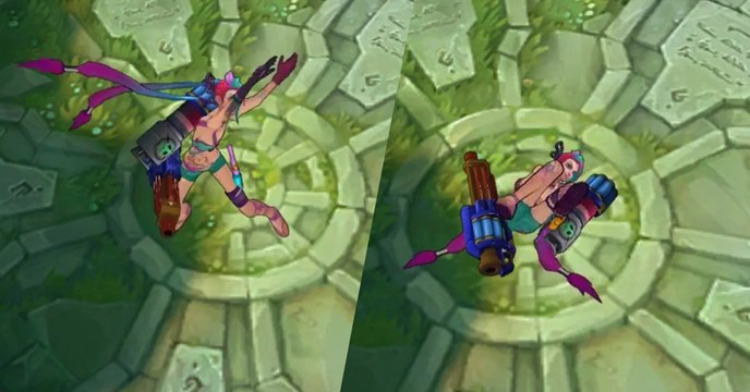 League of Legends : découvrez Pool Party Jinx, un skin custom créé par un joueur