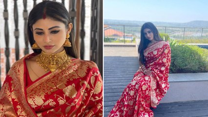 Mouni Roy के Newlywed Look पर Fans का आया रिएक्शन,  की जमकर तारीफें | FilmiBeat