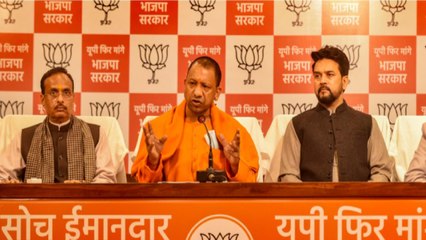 Yogi presents pre-poll UP report card|Nonstop 100
