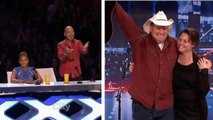 Cette femme a inscrit son mari à l'émission America's Got Talent. Et il a séduit le jury