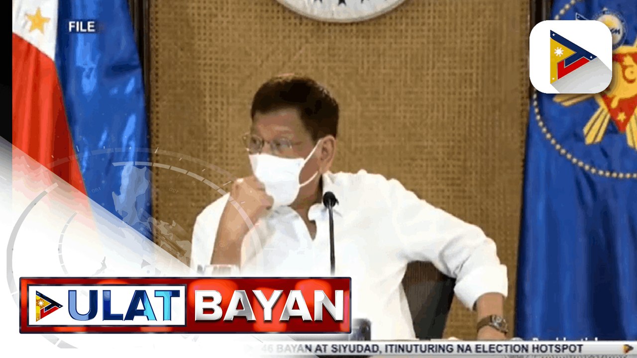 Pres. Duterte, naka-quarantine matapos ma-expose sa staff na positibo sa COVID-19 pero negatibo sa COVID-19 test at patuloy na nagtratrabaho, ayon kay Sec. Nograles