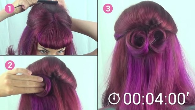 Apprenez à réaliser une coiffure de pin-up en quelques minutes seulement !