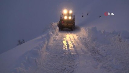 Batman kırsalında kar kalınlığı 2 metreyi aştı