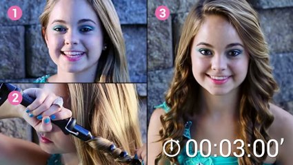 Apprenez à faire des boucles de sirène, pour un changement de look original