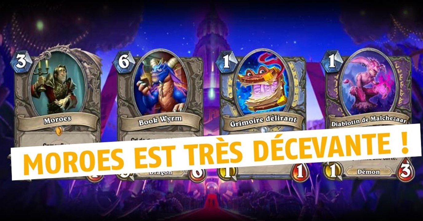 Hearthstone : la nouvelle légendaire Moroes déçoit fortement la communauté