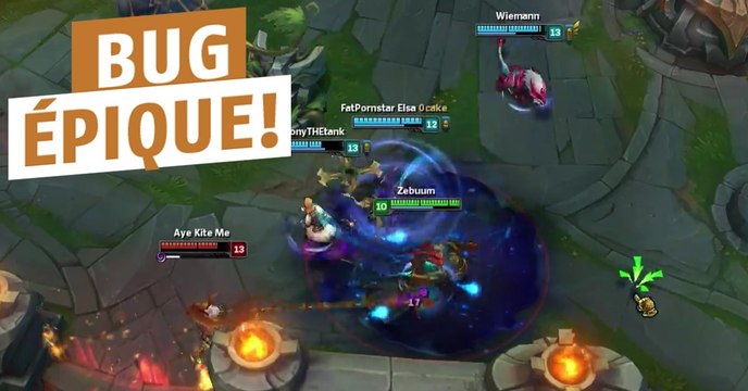League of Legends : Aphromoo est victime d'un bug hilarant sur Thresh