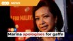 Marina apologises for factual mistake made in her column regarding Vietnamese refugees in the 1970s
