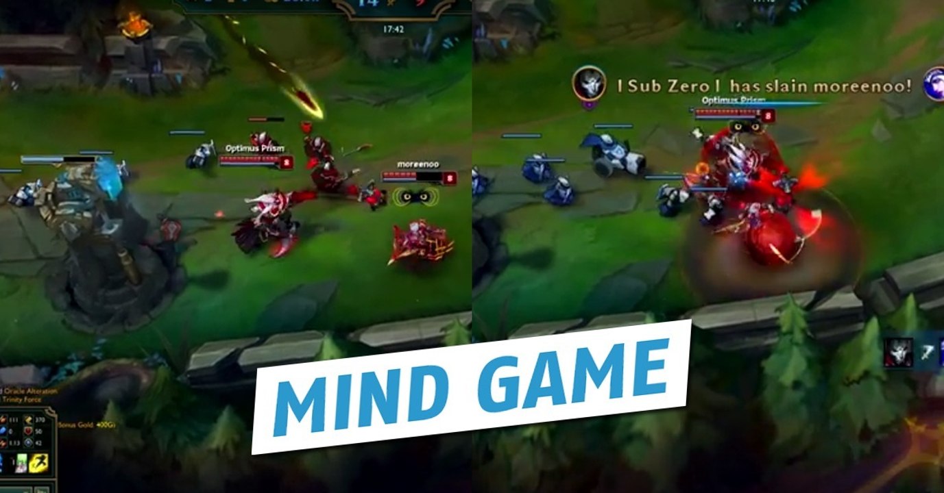 League of Legends : ce joueur de Jhin joue parfaitement avec sa proie