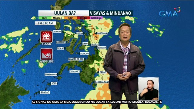 Malaking bahagi ng bansa, posibleng ulanin bukas | 24 Oras