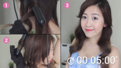 Apprenez à faire des ondulations très larges. Une coiffure spectaculaire et super chic !