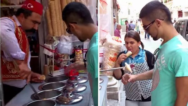 Ce marchand de glaces adore rendre fous ses clients. Il va vous faire mourir de rire !
