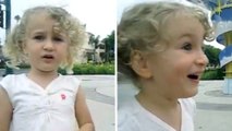 Cette petite fille ne sait pas qu'elle va à Disneyland. Sa réaction est adorable !