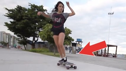 Cette fille est capable de danser en faisant du skate. Son talent est hallucinant