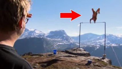 Ce mec a voulu faire une cascade au bord du vide. Mais la pire chose possible s'est produite