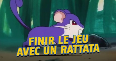 PokemonChallenges termine Pokémon Rouge Feu avec un seul et unique Rattata