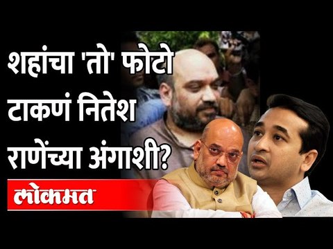 नितेश राणेंवर अमित शहांचा तो फोटो डिलीट करण्याची वेळ का आली? Amit Shah Arrest Photo | Nitesh Rane