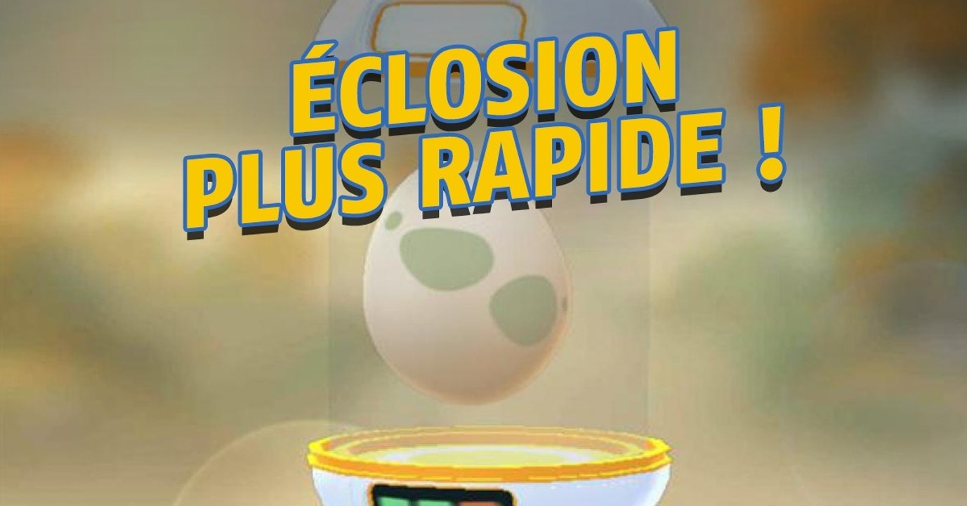 Pokémon Go : la dernière mise à jour permet de faire éclore les oeufs plus vite