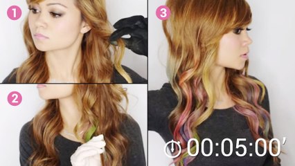 Colorez vos cheveux avec des fards à paupières ! Cette technique est hallucinante