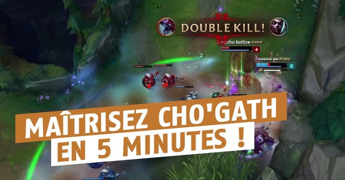 League of Legends : apprenez à jouer Cho'Gath, idéal pour counter les assassins