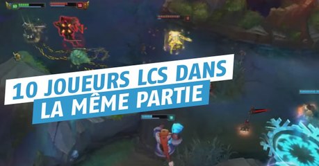 League of Legends : 10 joueurs LCS s'affrontent lors d'une custom game de haut niveau