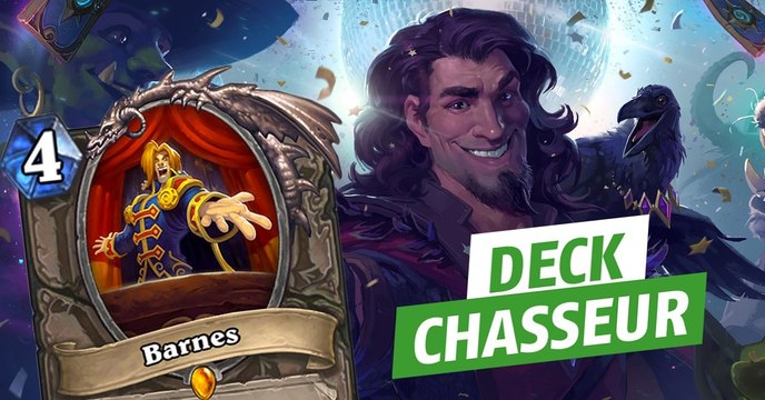 Hearthstone : le nouveau deck Chasseur Barnes top 100 légende