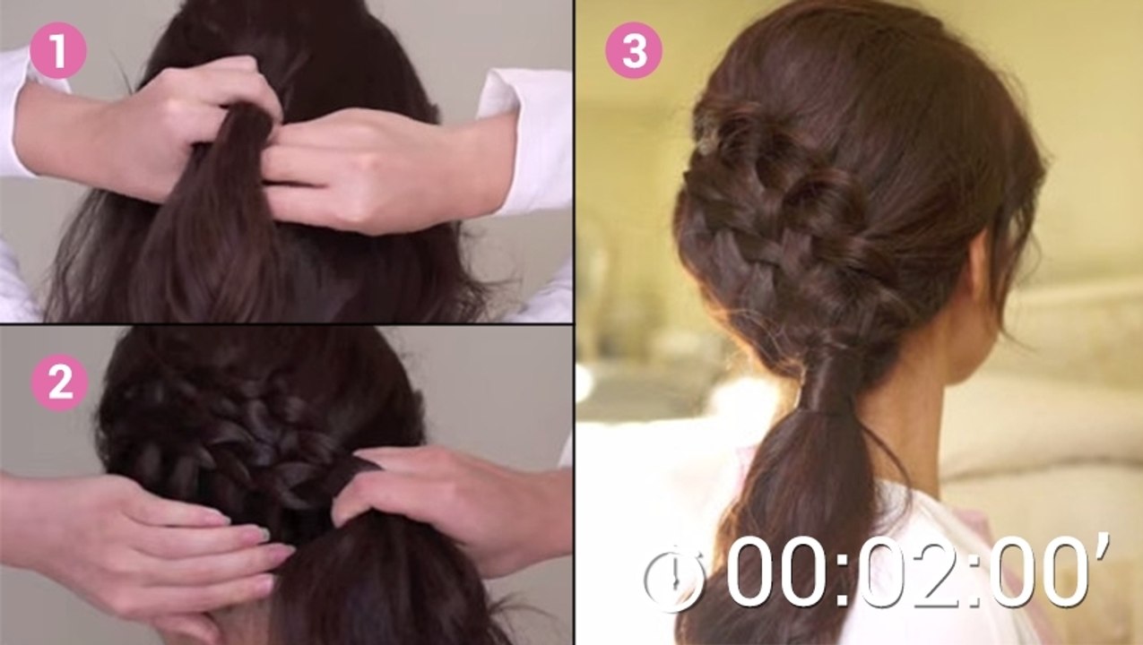 Ces tresses de côté sont vraiment impressionnantes. Apprenez à les réaliser en quelques minutes seulement !