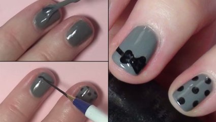 Ce nail art à pois est très mignon. Et il se réalise facilement !