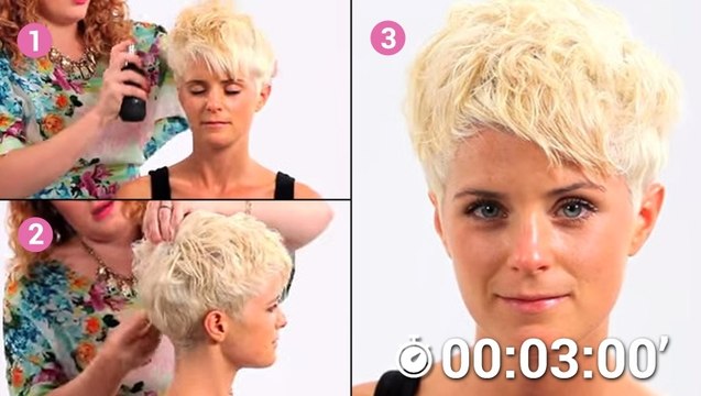 Donnez un look rock à votre coupe très courte ! Ces astuces vont vous aider à vous coiffer
