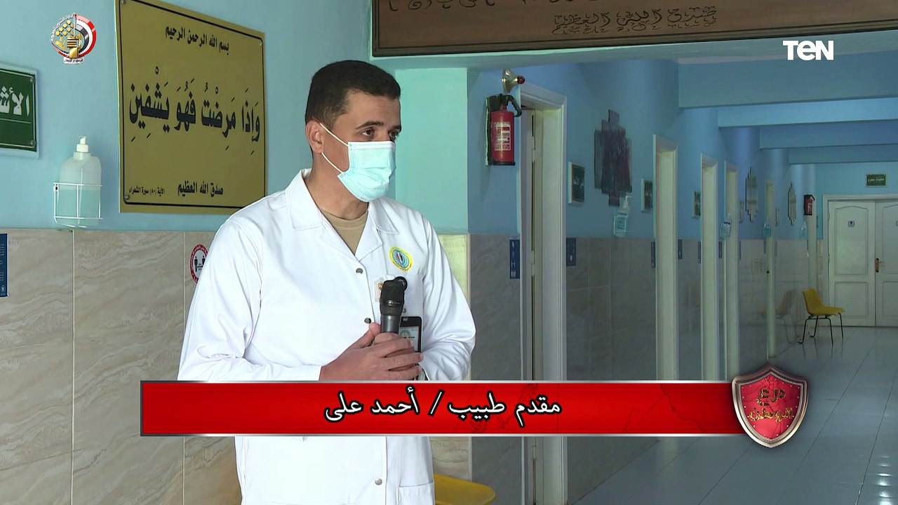 لقاء مع قائد مستشفى الرعاية الطبية داخل معهد ضباط الصف المعلمين والحديث عن مشتملاتها