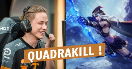 League of Legends : Rekkles fait surrend ses adversaires avec un quadrakill