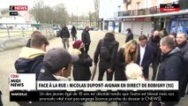 Face à la rue - Echange tendu ce matin entre Nicolas Dupont-Aignan et Rose Ameziane, présidente de Mouvterritoires, sur les banlieues: 