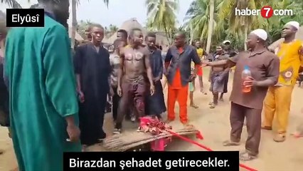 Afrika'da bir köy topluca Müslüman oldu! Putları böyle ateşe verdiler