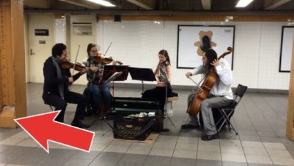Il s'est passé un truc incroyable quand ce quatuor s'est mis à jouer dans le métro de New york