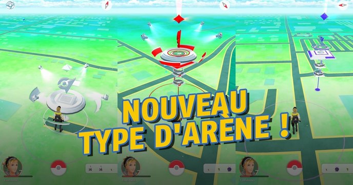 Pokémon Go : un nouveau type d'arène devrait faire son apparition