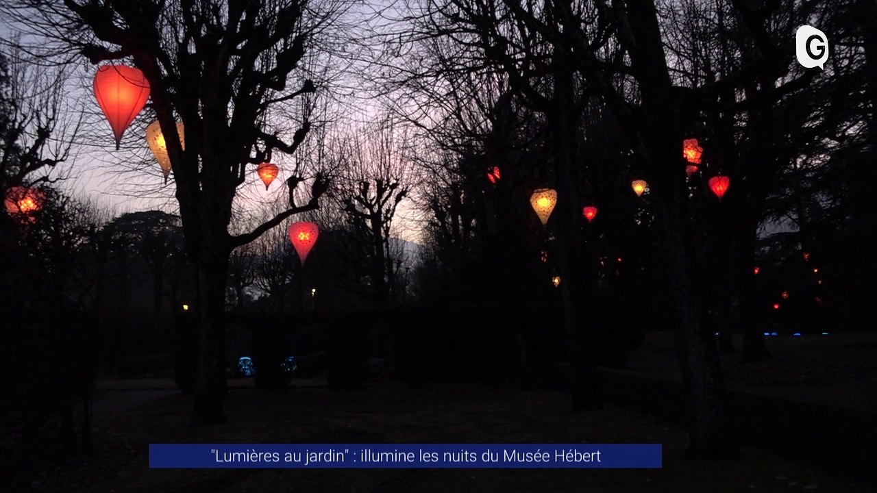 Reportage - "Lumières au jardin" illumine les nuits du musée Hébert