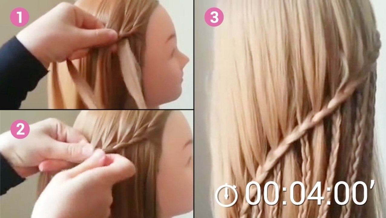 Cette couronne en cascade est impressionnante. Vous n'allez pas croire à quel point il est facile de la reproduire !