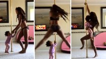 Cette maman a trouvé le moyen de faire de l'exercice tout en s'occupant de sa fille