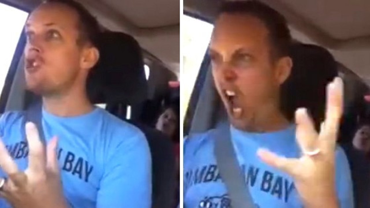 Ce papa a trop entendu la chanson de la Reine des Neiges dans la voiture. Et voilà ce qui arrive