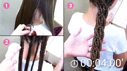 Cette tresse hallucinante se fait super facilement. A essayer d'urgence !