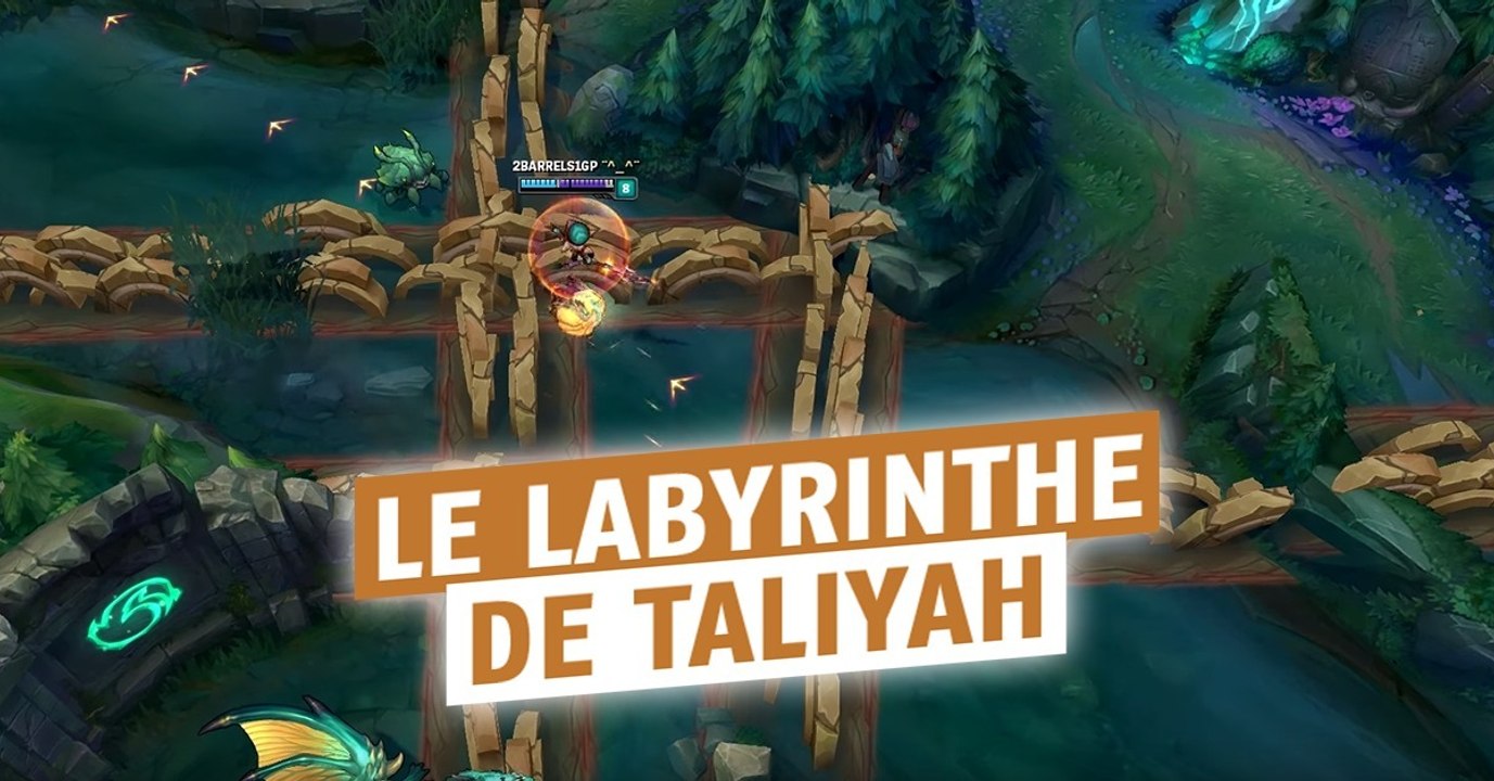 League of Legends : créer un labyrinthe pour Kled avec Taliyah