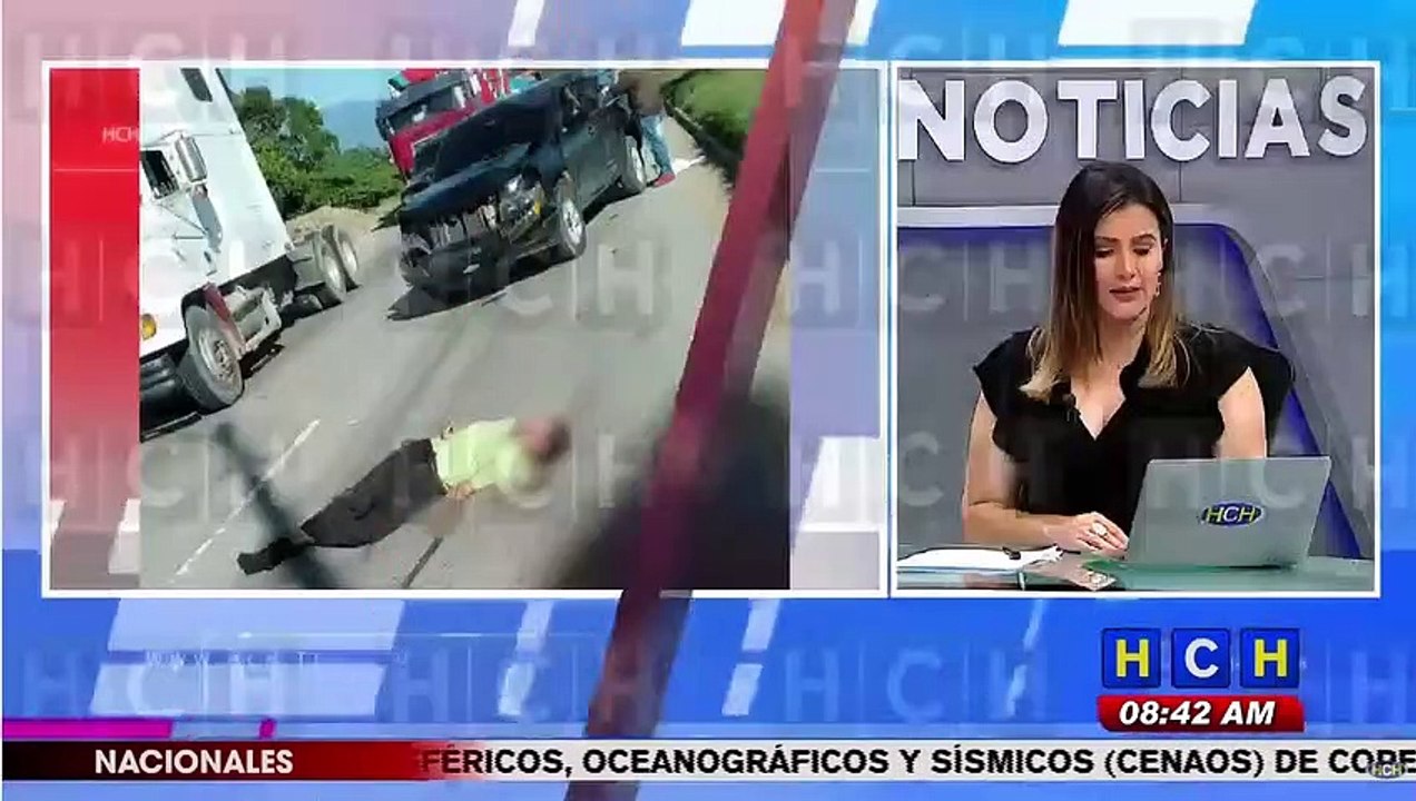 ¡Atropellado muere hombre a bordo de bicicleta, en carretera de La Lima hacia SPS!