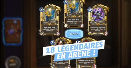 Hearthstone : une incroyable arène avec 18 légendaires