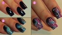 Ce nail art galaxie est très facile à faire ! Il va bluffer tout le monde