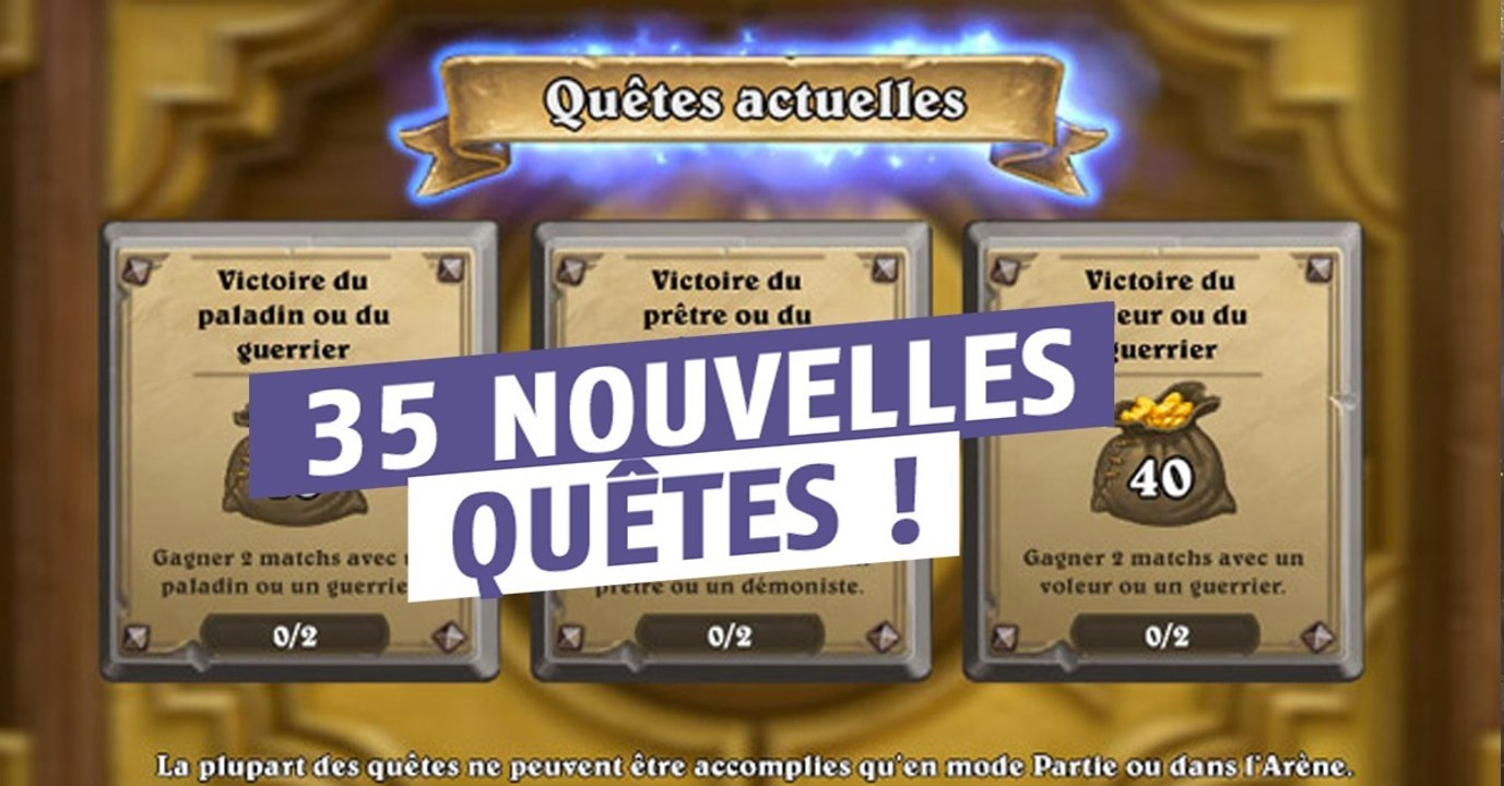 Hearthstone : une flopée de nouvelles quêtes débarque sur le jeu