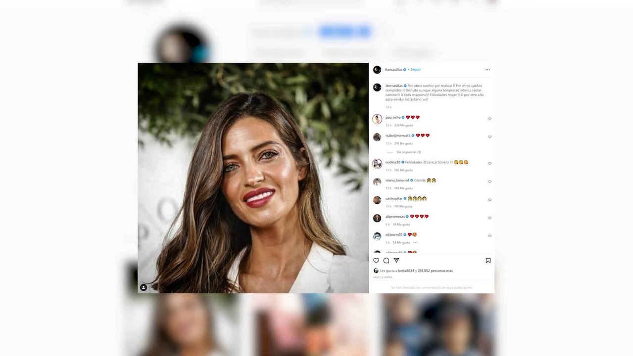 Sara Carbonero cumple 38 años ¡Felicidades!