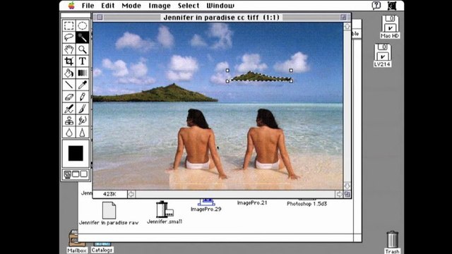 Les retouches Photoshop n'étaient pas du tout pareilles il y a 25 ans. La preuve
