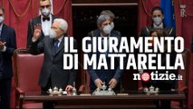 Mattarella ha giurato da presidente della Repubblica: la formula pronunciata alle Camere