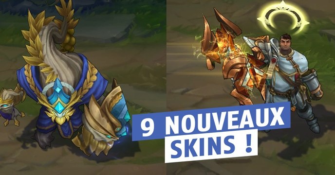 League of Legends : une flopée de nouveaux skins est arrivée sur le PBE